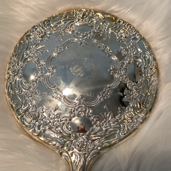 Vintage Godinger Silver Art Silver Plated Vanity Set Art Nouveau Cottagecore - Picture 4 of 6